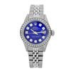 Image 1 : Rolex Pre-owned 26mm Womens Custom Blue Stainless Steel - REF-470N2H