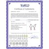 Image 2 : Genuine 4.5 ctw Pink Topaz Earrings 14KT Rose Gold - REF-42F6Z
