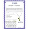 Image 2 : Genuine 1.40 ctw Peridot Necklace 14KT Rose Gold - REF-23N8R