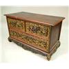 Image 1 : A RED AND BLACK PAINTED PARCEL GILT CAR