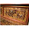 Image 3 : A RED AND BLACK PAINTED PARCEL GILT CAR