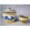 Image 1 : TWO YELLOWWARE TABLE ARTICLES