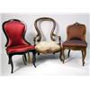 Image 1 : THREE VICTORIAN CHAIRS