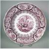 Image 2 : A GROUP OF SEVEN STAFFORDSHIRE PLUM TRA