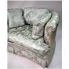 Image 2 : A PAIR OF CELADON CURVED BACK UPHOLSTER