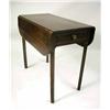 Image 1 : A GEORGE III MAHOGANY PEMBROKE TABLE