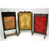 Image 1 : THREE MAHOGANY ADJUSTABLE FIRE SCREENS