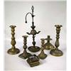 Image 1 : FIFTEEN BRASS CANDLESTICKS