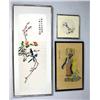 Image 1 : A POLYCHROME FIGURAL WATERCOLOR