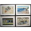 Image 1 : FOUR ASIAN POLYCHROME PRINTS