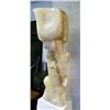 Image 2 : AN ALABASTER SCULPTURE WITH BASE
