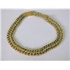 Image 1 : A 14K YELLOW GOLD BRAIDED LINK CHAIN NE