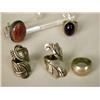 Image 1 : FIVE STERLING SILVER RINGS