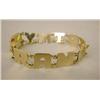 Image 1 : A 14K YELLOW GOLD LINK BRACELET