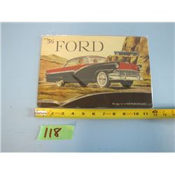 1956 Ford Mustang wall sign