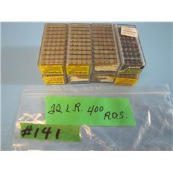 lot of 22 long rifle ammo 400 rounds