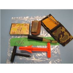 zip saw Buck call sharpening stone Etc