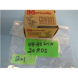 Hornady Cowboy ammunition 4440 win 20 rounds