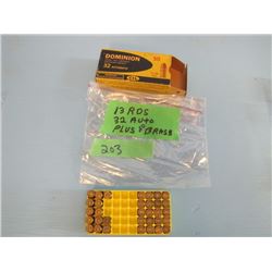 collector box Dominion 32 automatic 13 Rounds + 20 brass