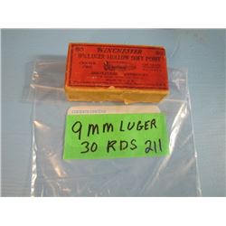 collector box Winchester 9 mm Luger 30 rounds