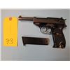 Image 1 : restricted-- Walther Manurhin P1 semi automatic double action 9 mm 8 shot two clips barrel length of