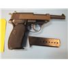 Image 2 : restricted-- Walther Manurhin P1 semi automatic double action 9 mm 8 shot two clips barrel length of