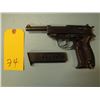 Image 1 : restricted-- Walther ac44 P38 semi automatic double action 9 mm two clips barrel length 125 mm