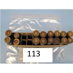 lot of 16 rounds assorted military ammo