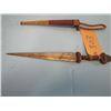 Image 3 : Sahara desert region dagger and Scabbard blade tip on handle braided hanger