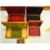 Image 2 : lot of 5 assorted hope and walnut boxes suitable for casing antique pistols