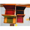 Image 3 : lot of 5 assorted hope and walnut boxes suitable for casing antique pistols