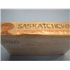 Image 3 : collector box Saskatchewan Diamond Jubilee commemorative ammunition 38 - 55 box has minor damage 20 