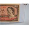 Image 3 : 1954 Canadian bank note $1,000 dollar value Lawson and Bouey signatures