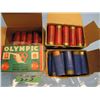 Image 1 : lot of 3 full boxes 12-gauge ammunition and one part box the Olympic box is Factory the rest are rel