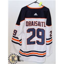 NEW #29 DRAISAITL OILERS WHITE JERSEY