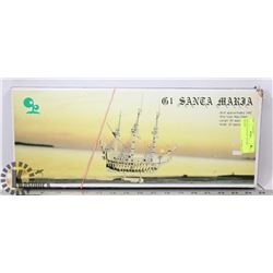 VINTAGE SANTA MARIA SHIP WOODEN