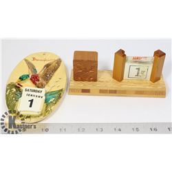 VINTAGE 2 PERPETUAL CALENDARS