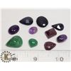 Image 1 : #41-SAPPHIRE/EMERALD/RUBY/AMETHYST 113.5ct