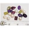 Image 1 : #37-AMETHYST/RED RUBY/YELLOW SAPPHIRE 143.5ct