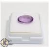Image 1 : #176-PURPLE AMETHYST OVAL SHAPE GEMSTONE 4.0ct