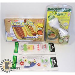 BUNDLE OF KITCHEN FUN VEGGETTI MAKER