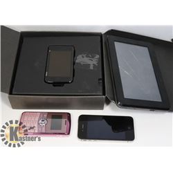 BOX OF NOKIA NSERIES CELL PHONE WORKS BUT