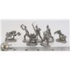Image 1 : 7 X METAL SOLDIERS INCLUDING SKELETON ARMY