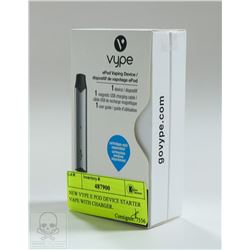 NEW VYPE E POD DEVICE STARTER VAPE WITH CHARGER.