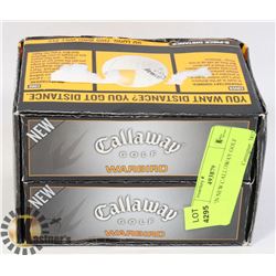 A DOZEN NEW CALLOWAY GOLF BALLS