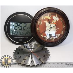 SHOP CLOCK AND RATATOUILLE WALL CLOCK PLUS