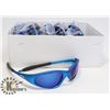 Image 1 : BOX OF OAKLEY STYLE AQUA BLUE DESIGNER SUNGLASSES