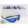Image 1 : BOX OF OAKLEY STYLE AQUA BLUE DESIGNER SUNGLASSES