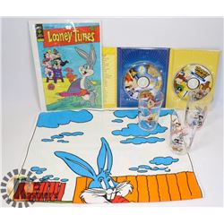 VINTAGE WARNER BRO'S ITEMS 3 SIDED CHARACTER