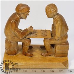 VINTAGE 2 HANDCRAVED MEN PLAYING